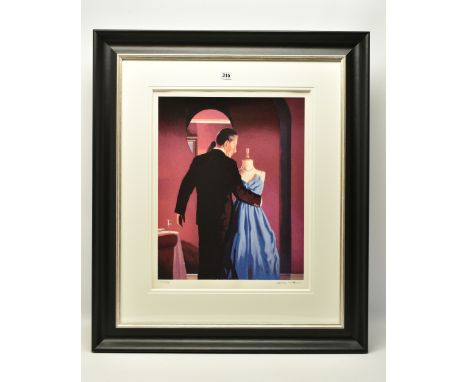 JACK VETTRIANO (SCOTTISH 1951) 'ALTAR OF MEMORY', a signed limited edition silkscreen print on paper depicting a male figure 