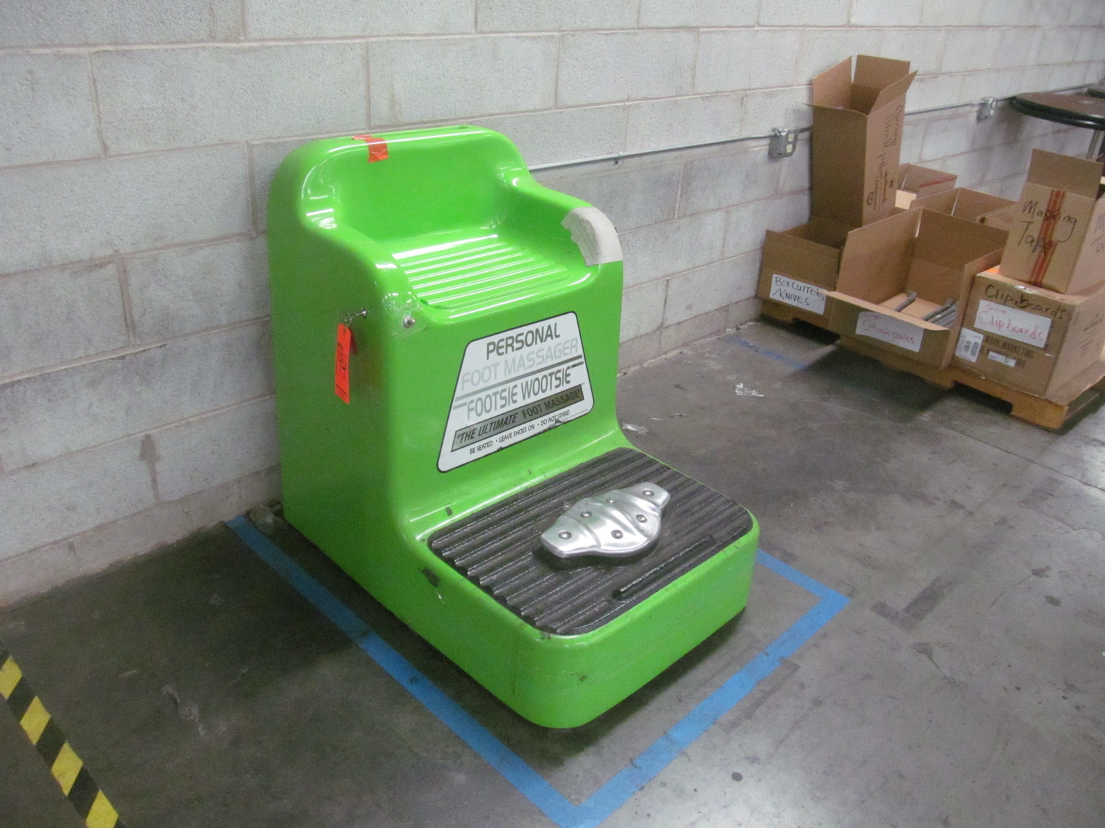 Footsie Wootsie personal foot massager (green)