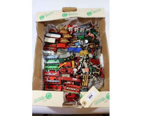 40x Matchbox Series, 1-75, Models of Yesteryear vehicles, Corgi Juniors, etc. Including; Horse drawn bus, B type bus, Daimler