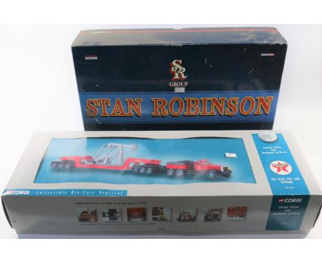 2 Corgi items. A Stan Robinson set (CC99188). Comprising 4x Tractor Units - MAN TGA, DAF XF, Scania Topline and a Kenworth. T