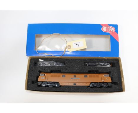 Heljan OO BR Bo-Bo class 52 diesel hydraulic locomotive, Western Champion RN D1015 in light brown livery. (5203). Boxed, with