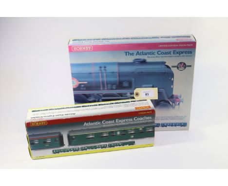 Hornby Railways. The Atlantic Coast Express R2194. Comprising Merchant Navy class 4-6-2 locomotive, Holland-America Line RN 3