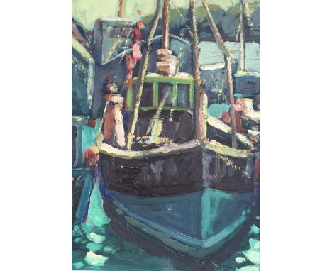 Bob Vigg (1932-2001), oil on board, 'Against the light', signed, 30 x 21cm