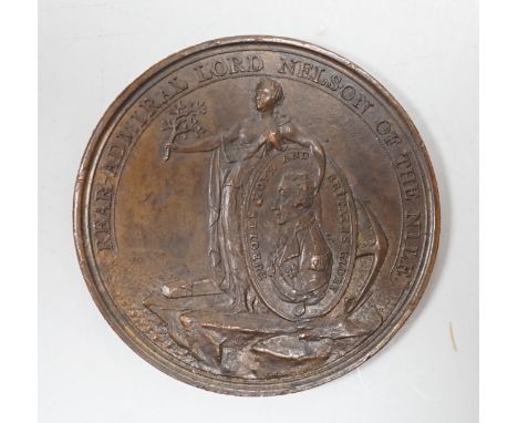 Rear Admiral Lord Nelson, a Davison’s ‘Victory of the Nile August 1. 1798’ bronze medal