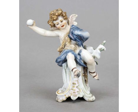 Allegorie des Winters, Meissen, Knauff Schwerter 1850-1924, 1. W., Entwurf Konrad Hentschel im Jahr 1898, Modellnr. R 130, au