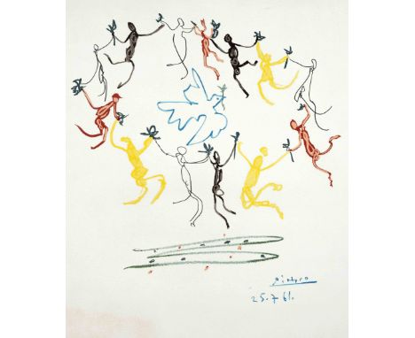Pablo Picasso (1881-1973), nach, 'La Ronde de la Jeunesse', 1961, im Stein rechts unten signiert und datiert 'Picasso 25.7.61