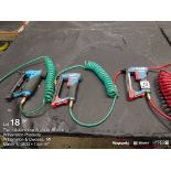 (Lot) (3) BEA pneumatic staple guns