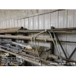 Cantilever stock rack with contents