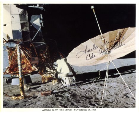 CONRAD CHARLES: (1930-1999) American Astronaut, Commander of Apollo XII (1969). The third man to walk on the moon. Signed col