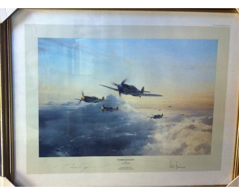 GALLAND ADOLF: (1912-1996) German Fighter Pilot of World War II, Knight's Cross winner with Oak Leaves, Swords and Diamonds. 