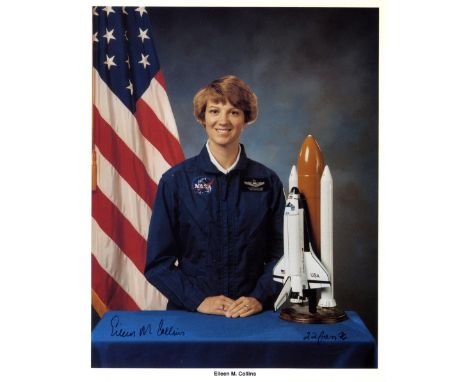 WOMEN IN SPACE: Selection of signed postcard photographs and slightly larger, 8 x 10s etc., by various female astronauts and 