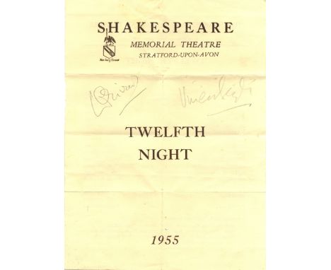 AUTOGRAPH ALBUM: An autograph album containing 20 signatures by various actors, actresses and entertainers including Vivien L