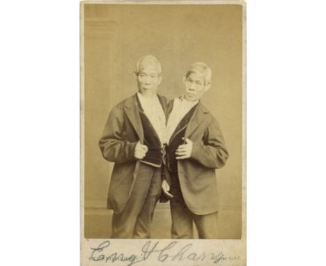 BUNKER CHANG & ENG: (1811-1874) Siamese conjoined twin brothers, whose condition and birthplace became the basis for the term