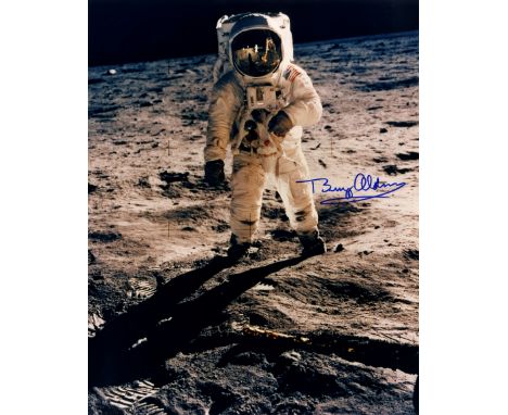 ALDRIN BUZZ: (1930- ) American Astronaut, Lunar Module Pilot of Apollo XI (1969). The second man to walk on the moon. Signed 