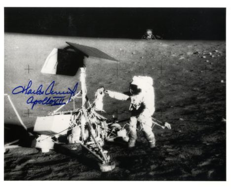CONRAD CHARLES: (1930-1999) American Astronaut, Commander of Apollo XII (1969). The third man to walk on the moon. Signed 10 