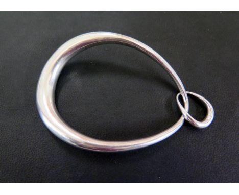 GEORG JENSEN a silver bangle - Part of the Offspring collection designed by Jacqueline Rabun - Stamped Georg Jensen 433 - Wei