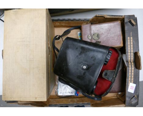 A collection of camera to include Kershaw Penguin Eight 20, a folding camera, Kodak Snap 35, Rolleimat F Camera together with