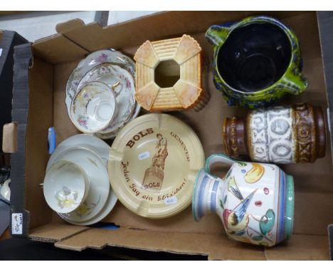 A mixed collection of German ceramic items to include Thomas R Germany Trio &amp; Seltmann Weiden Trio together with Western 