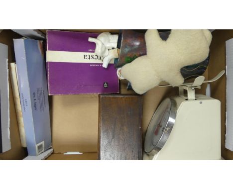 A Mixed Collection of Items to include Japanese Painted Lacquer Style Box, WWII Cross of German Mother (enamel a/f), Cutlery 