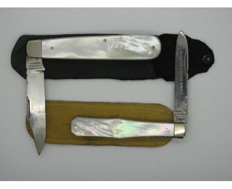 Pocket Knives - W. Jno Baker, 3 Hunter St. Sydney Knife, the blade marked 'Bakers Sheep Knife', with mother of pearl scales, 