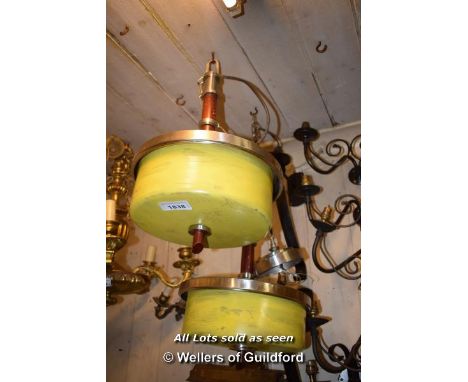 PAIR OF MATCHING RETRO LIGHT FITTINGS