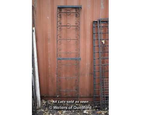 LARGE DECORATIVE WROUGHT IRON RAILING, 2180 X 500