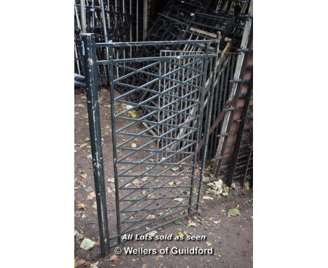 DECORATIVE CAST IRON RAILING SECTION, 1450 X 840