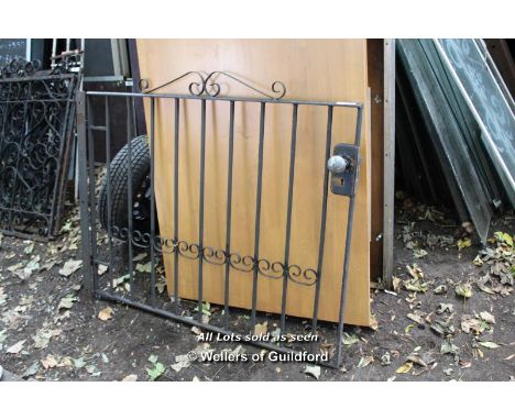 DECORATIVE WROUGHT IRON GATE, 1230 X 1030