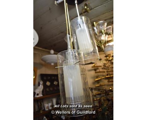 SET OF THREE DECO STYLE LIGHT FITTINGS