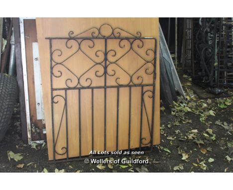 DECORATIVE WROUGHT IRON GATE, 810 X 1040