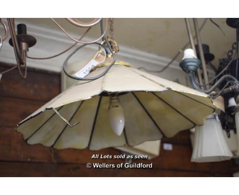 TIFFANY STYLE HANGING CEILING LIGHT