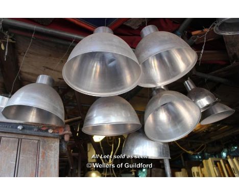 COLLECTION OF APPROX TWENTY INDUSTRIAL LIGHT CASINGS