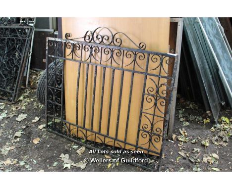 DECORATIVE WROUGHT IRON GATE, 1220 X 1050