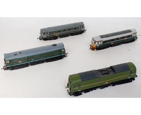 3 diesel locomotives,class 25 (no number), 2 class 33D6506 and 33008 'Eastleigh' and electric locomotive E5019 damage to pant