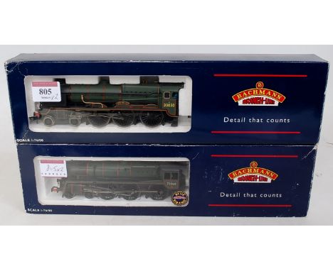 Bachmann 31-406 BR lined green Lord Nelson class engine and tender No. 30850 'Lord Nelson' (NM-BG) together with 32-500 BR li