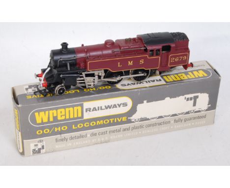 A Wrenn W2219 LMS maroon standard class 2-6-4 tank engine no. 2679, no instructions (VG-BVG)
