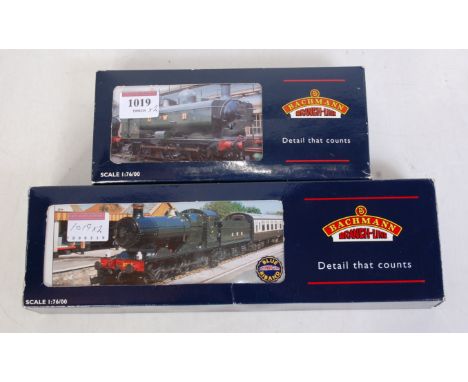 A Bachmann GWR pannier tank engine No. 7702, lamps added and damage to chimney item in wrong box (G-BG), together with 32-303