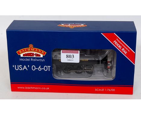 A Bachmann for Model Rail MR-102 USA class 0-6-0 tank engine Southern black with Sunshine lettering (M-BM) DCC ready