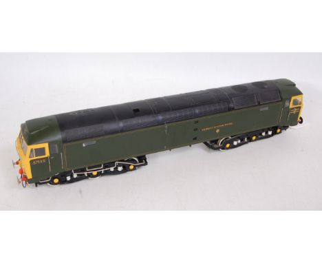 Kit built fine scale BR green diesel electric loco 'Isambard Kingdom Brunel' no. 47484 - marks of adhesive spill to one side,