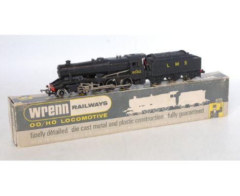 A Wrenn Railways black 2-8-0 engine and tender LMS No. 8042, HD coupling fitted to tender (G-BFG)