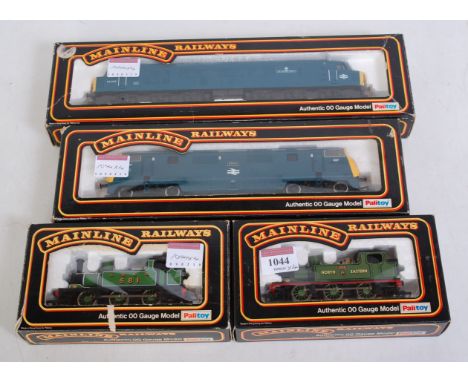 Mainline Railways selection 37-051 BR blue class 45 diesel locomotive "The Manchester Regiment" (G-BG) 37-063 blue warship cl