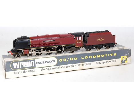 A Wrenn W2226 BR maroon 'City of London' engine and tender with instructions (VG-BG)