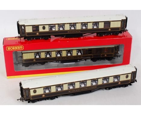 A Hornby Bulleid rebuilt West Country class engine and tender No. 34045 'Ottery St Mary', crew added, together with 5 lighted
