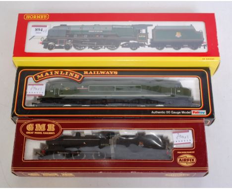 A mixed lot GMR (Airfix) BR Fowler 4F engine and tender (G-BG), Mainline BR green diesel 'The Manchester Regiment' (G-BG), an
