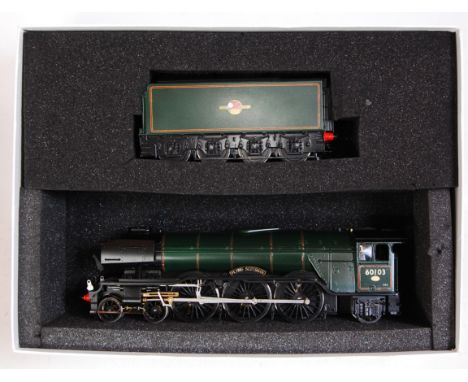Bachmann Brasswork '0' gauge finescale Flying Scotsman loco and tender BR green 60103, museum version with maker's certificat