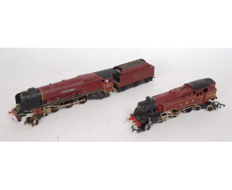 Unboxed Wrenn items BR maroon "City of London" engine and tender (G) and LMS maroon standard class tank engine no. 2679 (G)