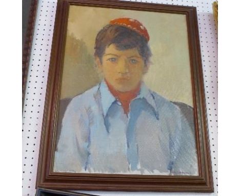 Francis De Pooter (Belgium, 1898-1987), portrait of a boy, oil on canvas, signed lower right, 54 x 39cm 