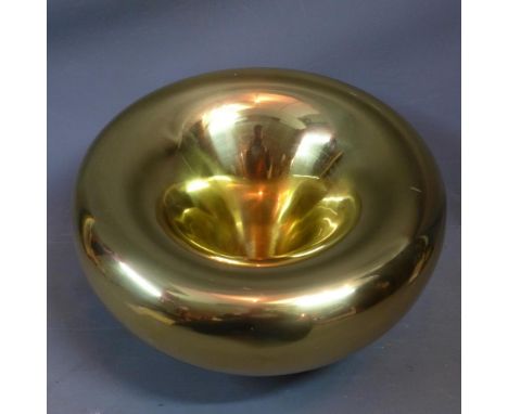 A Tom Dixon gold coloured ceiling pendant light 
