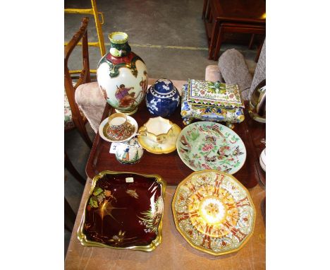 Carltonware Dish, Noritake, Nautilus Cup and Saucer etc 