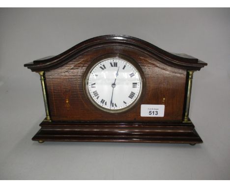 Edwardian Inlaid Mahogany Case Clock 